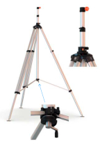 Treppiede per laser ruotanti