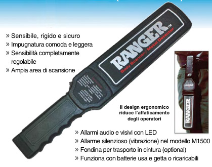 Metaldetector palmare Ranger